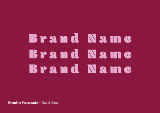 Brand Proposal Template