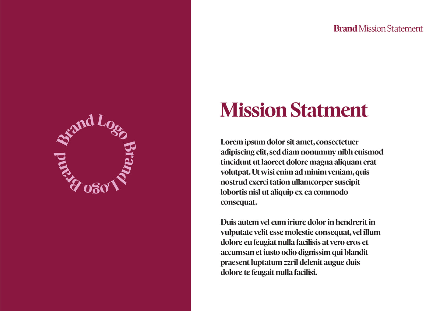 Brand Proposal Template